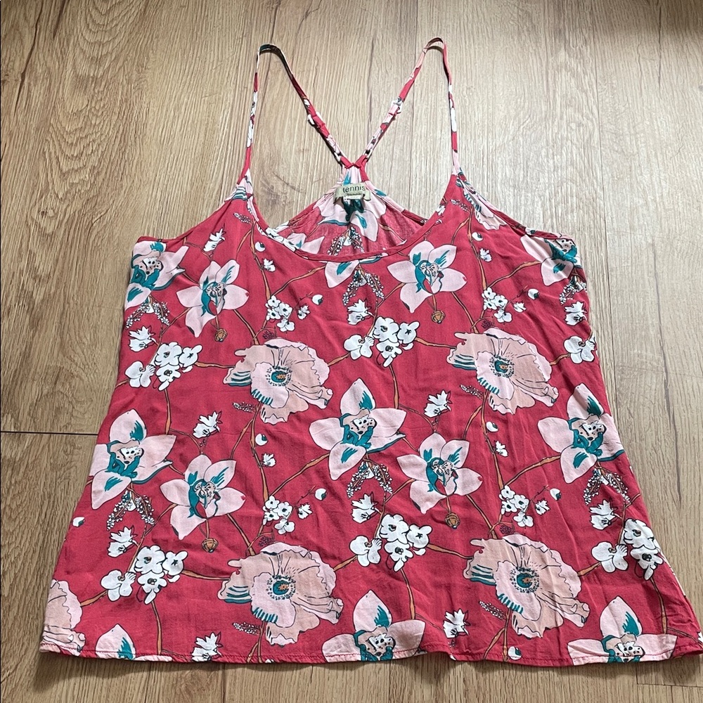 Floral Spaghetti Strap Top